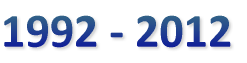 1992 - 2012 